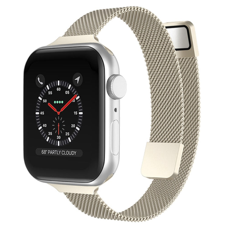 Helt vildt smuk Apple Watch Series 7 45mm Metal Urrem - Guld#serie_11