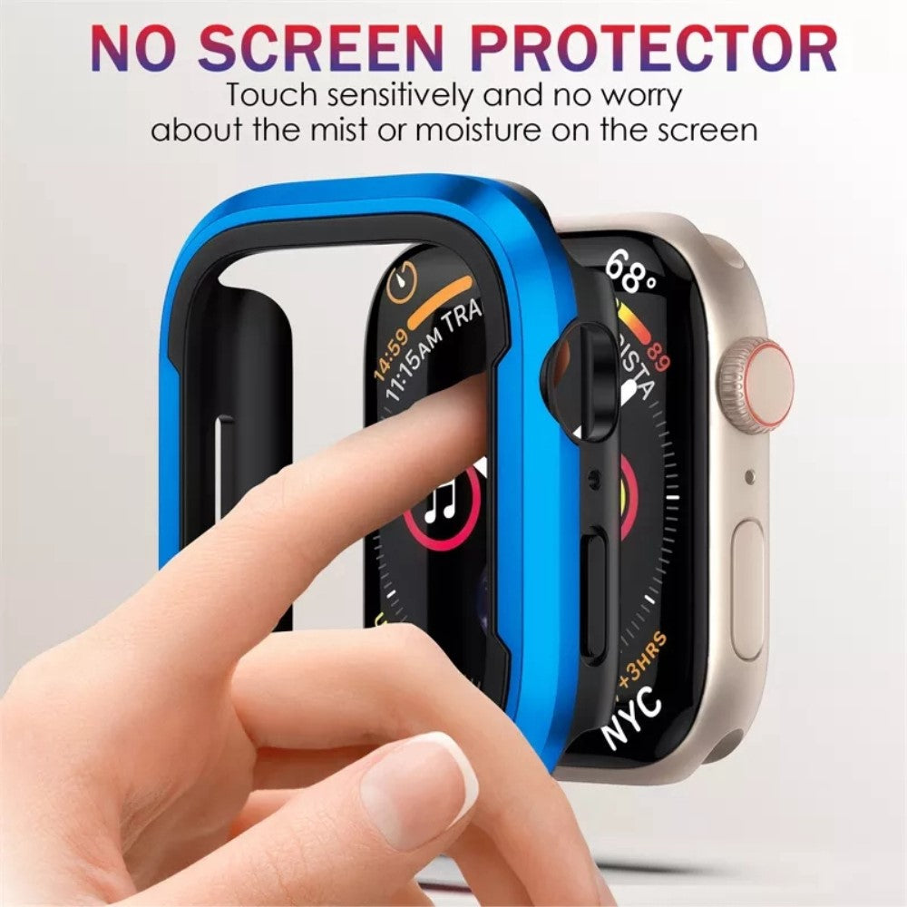 Apple Watch Series 7 45mm  Metal og Silikone Bumper  - Flerfarvet#serie_2