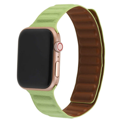 Rigtigt rart Universal Apple Ægte læder Urrem - Grøn#serie_3