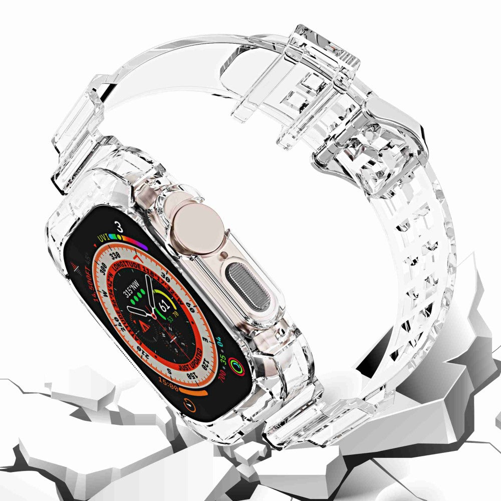 Helt vildt elegant Apple Watch Ultra Silikone Rem - Grøn#serie_6