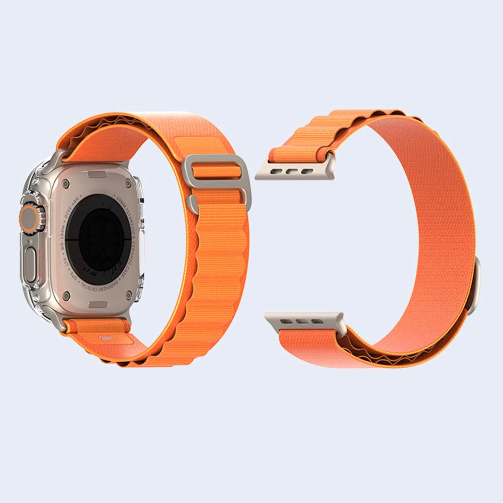 Rigtigt Fed Apple Watch Ultra Plastik Cover - Sølv#serie_15