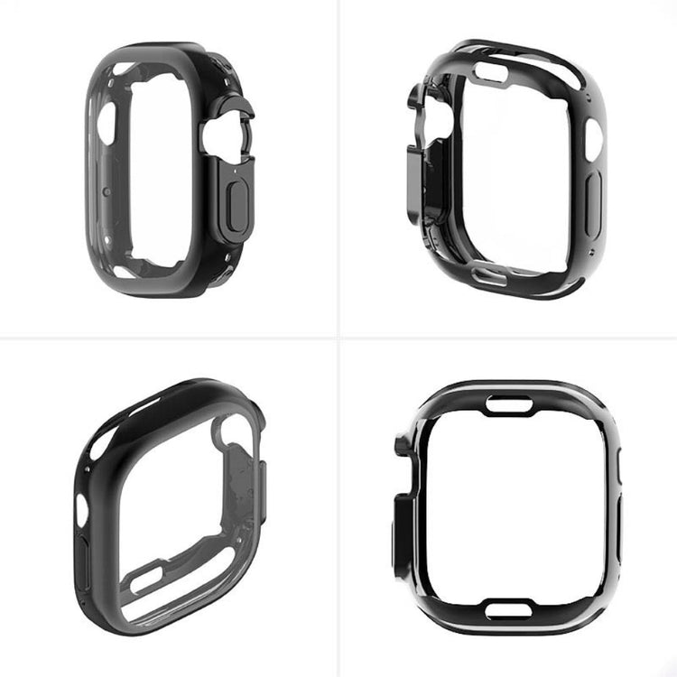 Mega Fint Apple Watch Ultra Silikone Cover - Sort#serie_1