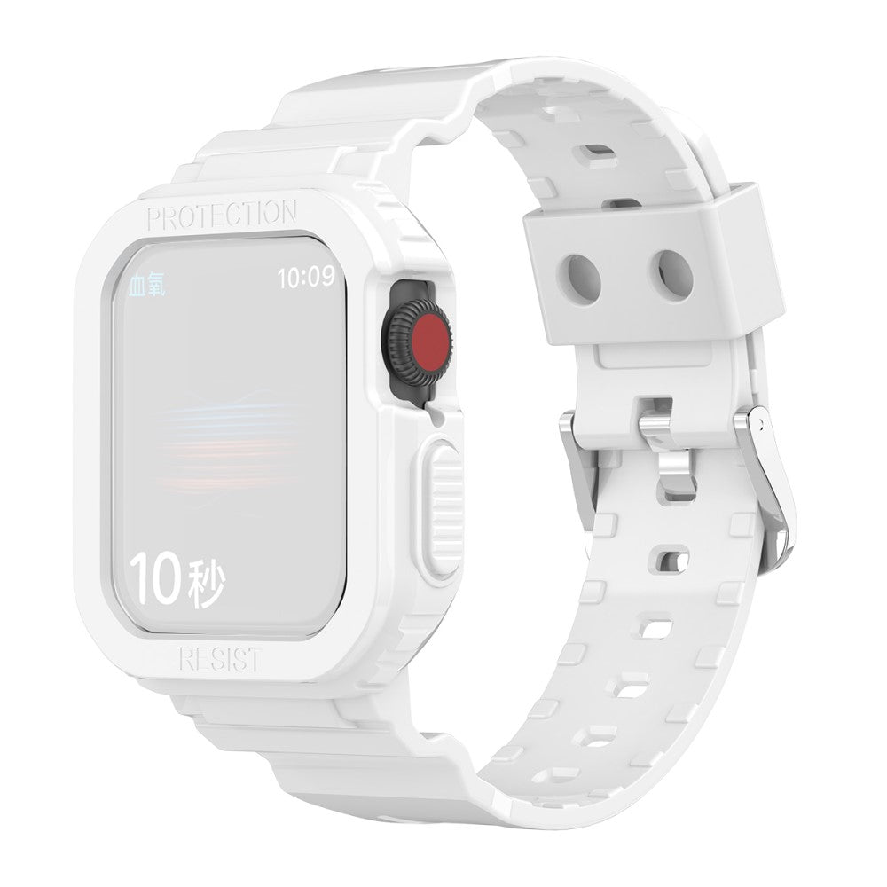 Meget elegant Universal Apple Silikone Rem - Hvid#serie_2