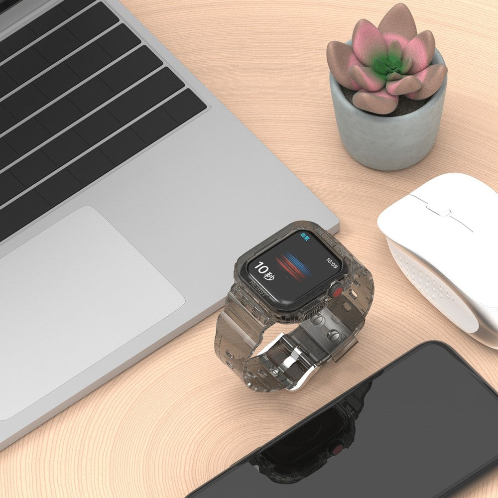 Mega pænt Universal Apple Silikone Rem - Sort#serie_3