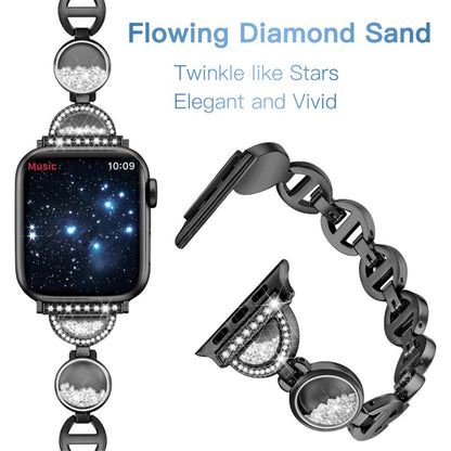 Rigtigt hårdfør Universal Apple Metal Rem - Sort#serie_1