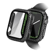 Stilvoll Apple Watch Series 8 (41mm) / Apple Watch Series 7 41mm Universell Hülle mit Displayschutz in Plastik und Gehärtetes Glas