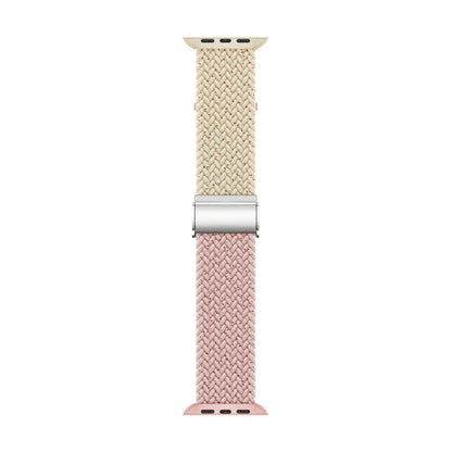 Tidsløst Nylon Universal Rem passer til Apple Smartwatch - Pink#serie_4