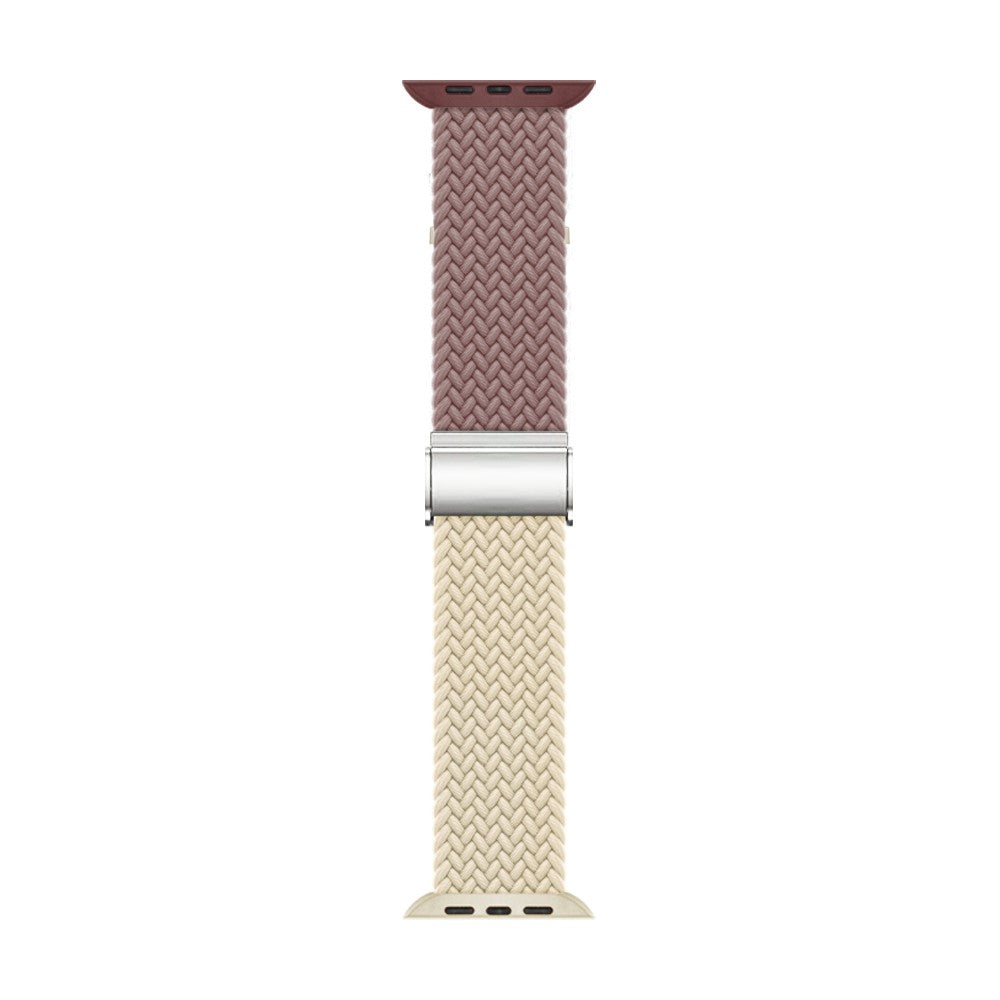 Tidsløst Nylon Universal Rem passer til Apple Smartwatch - Lilla#serie_6