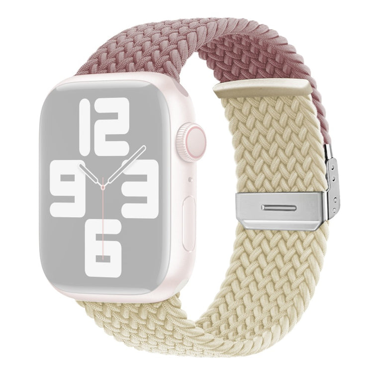 Tidsløst Nylon Universal Rem passer til Apple Smartwatch - Lilla#serie_6