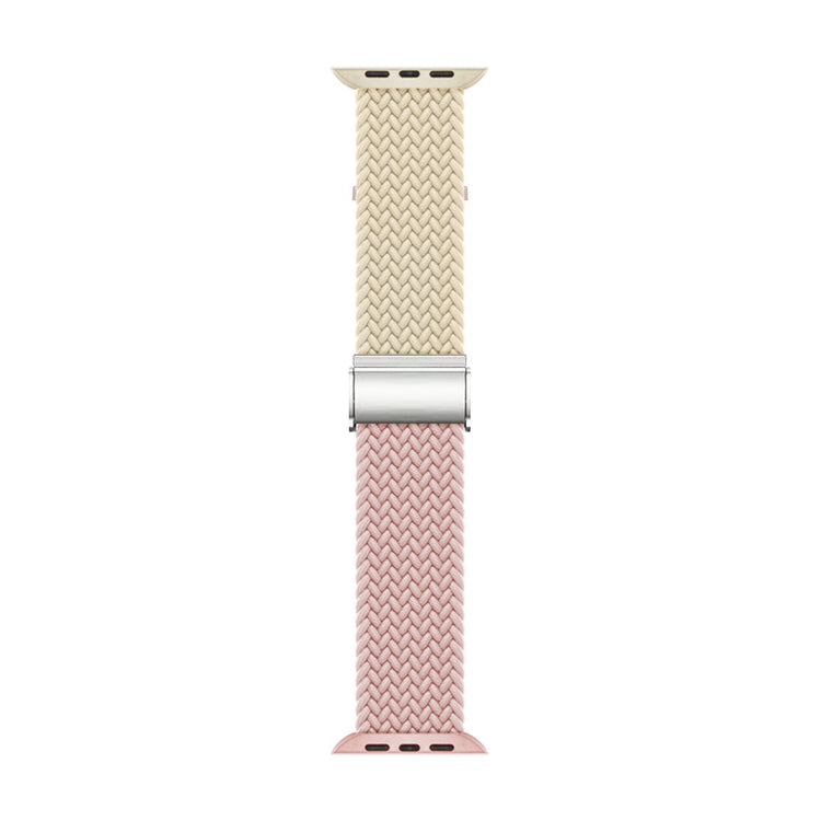 Tidsløst Nylon Universal Rem passer til Apple Smartwatch - Pink#serie_8