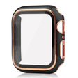 Unglaublich Stylisch Apple Watch Series 8 (45mm) / Apple Watch Series 7 45mm Hülle mit Displayschutz in Plastik und Gehärtetes Glas
