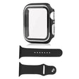 Apple Watch Series 8 (45mm) / Apple Watch Series 7 45mm Plastik Hülle mit Hülle und Gehärtetes Glas