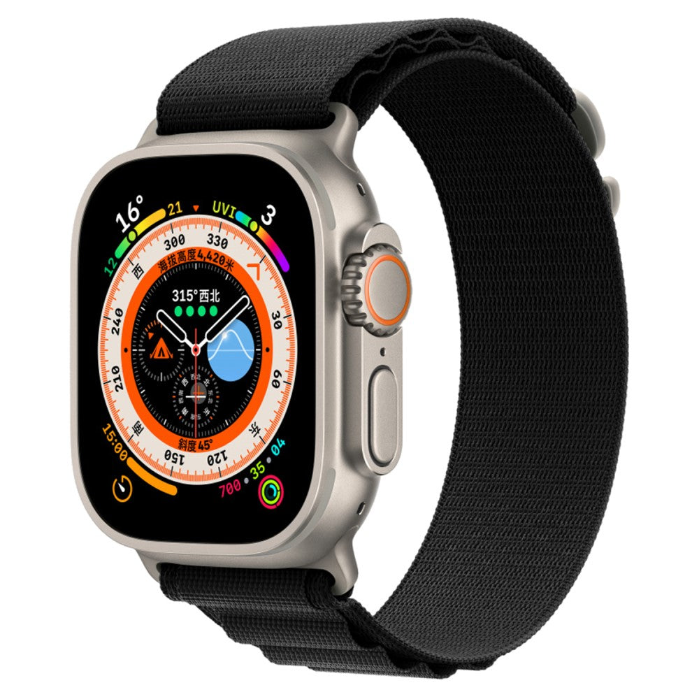 Meget komfortabel Universal Apple Nylon Rem - Sort#serie_4