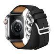 Sehr gepflegt Universell Apple Echtes Leder armband
