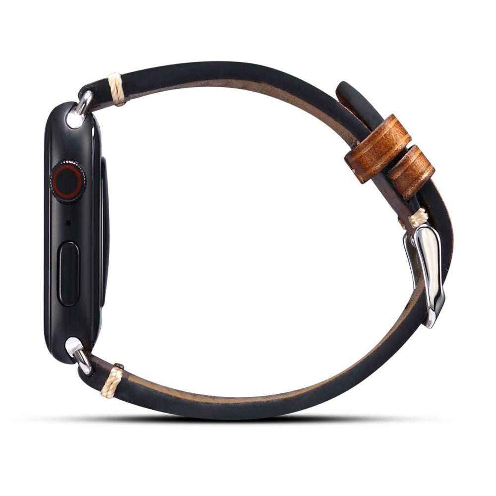 Mega flot Universal Apple Ægte læder Rem - Brun#serie_1