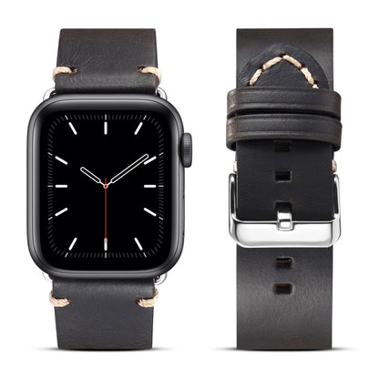 Mega flot Universal Apple Ægte læder Rem - Sort#serie_4