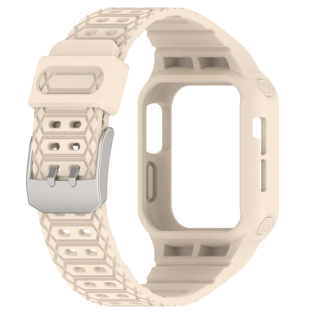Meget Komfortabel Plastik Universal Rem passer til Apple Smartwatch - Hvid#serie_8