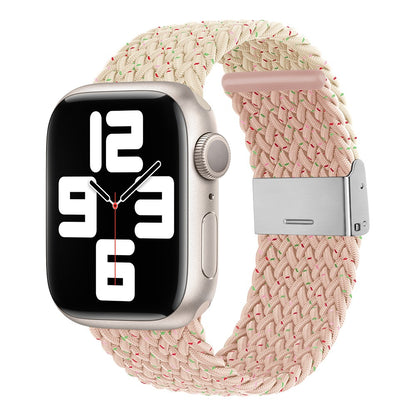 Glimrende Nylon Universal Rem passer til Apple Smartwatch - Pink#serie_4