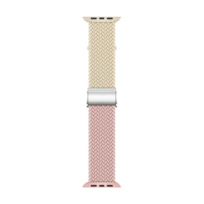 Glimrende Nylon Universal Rem passer til Apple Smartwatch - Pink#serie_8