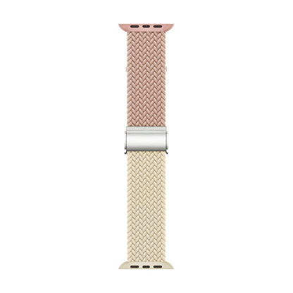 Glimrende Nylon Universal Rem passer til Apple Smartwatch - Pink#serie_9