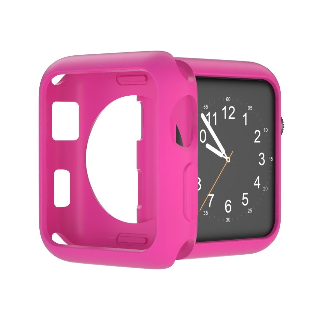 Vildt Fed Apple Watch Series 1-3 42mm Silikone Cover - Pink#serie_8