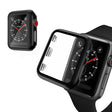 Absolut Schön Apple Watch Series 1-3 42mm Hülle mit Displayschutz in Gehärtetes Glas