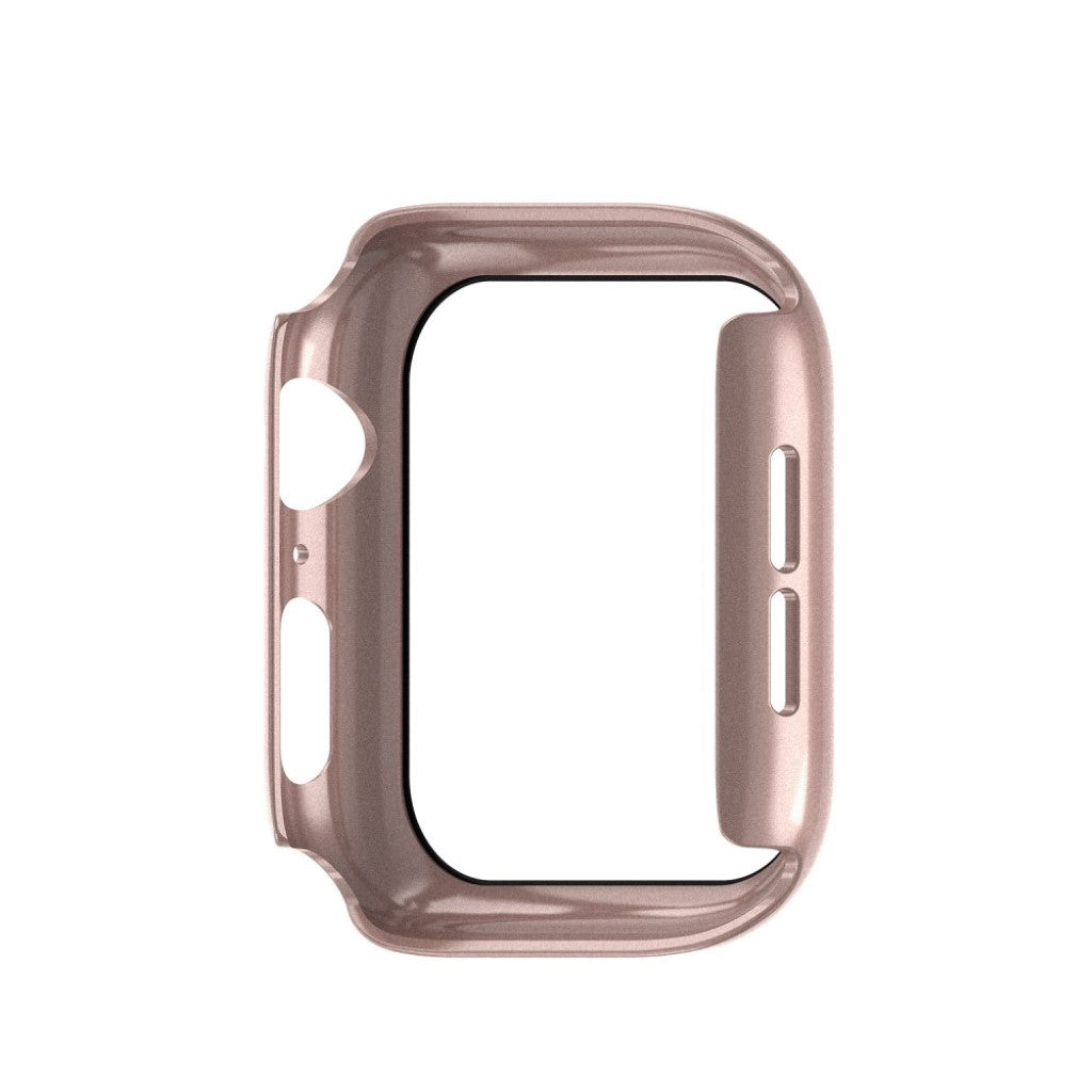 Alle Tiders Apple Watch Series 1-3 42mm Cover med Skærmbeskytter i Hærdet Glas - Pink#serie_5