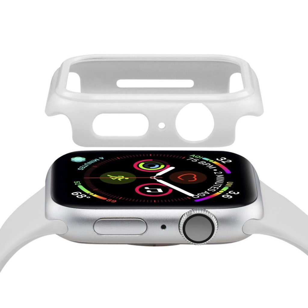 Apple Watch Series 1-3 42mm Mat Plastik Bumper  - Hvid#serie_2