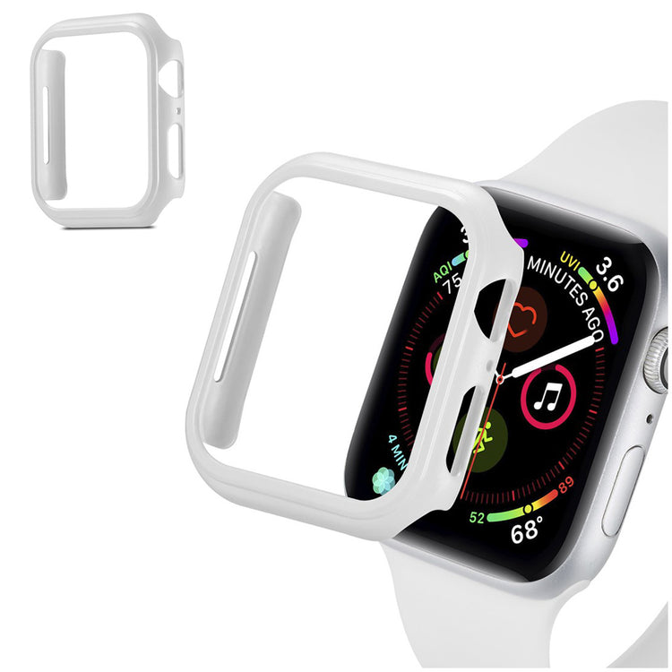 Apple Watch Series 1-3 42mm Mat Plastik Bumper  - Hvid#serie_2