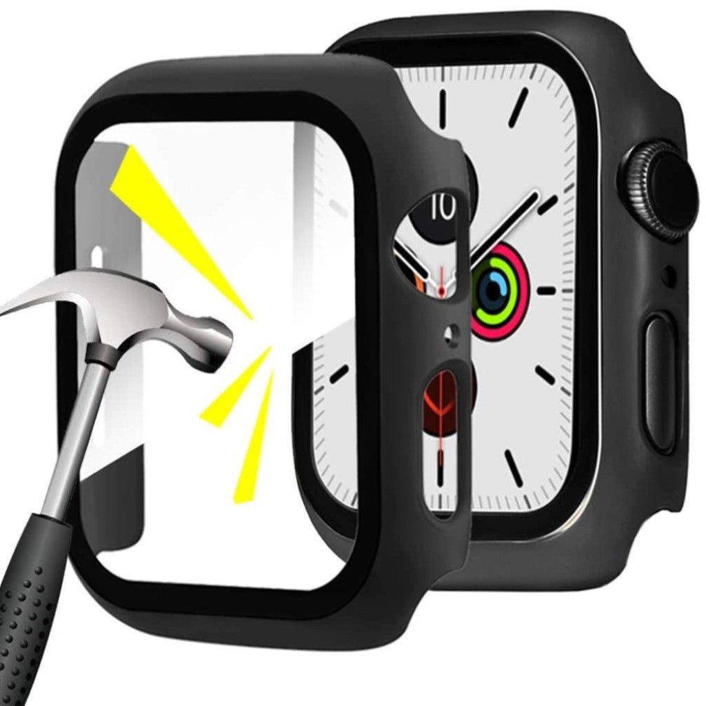 Apple Watch Series 1-3 42mm Holdbar Plastik Bumper  - Sort#serie_3