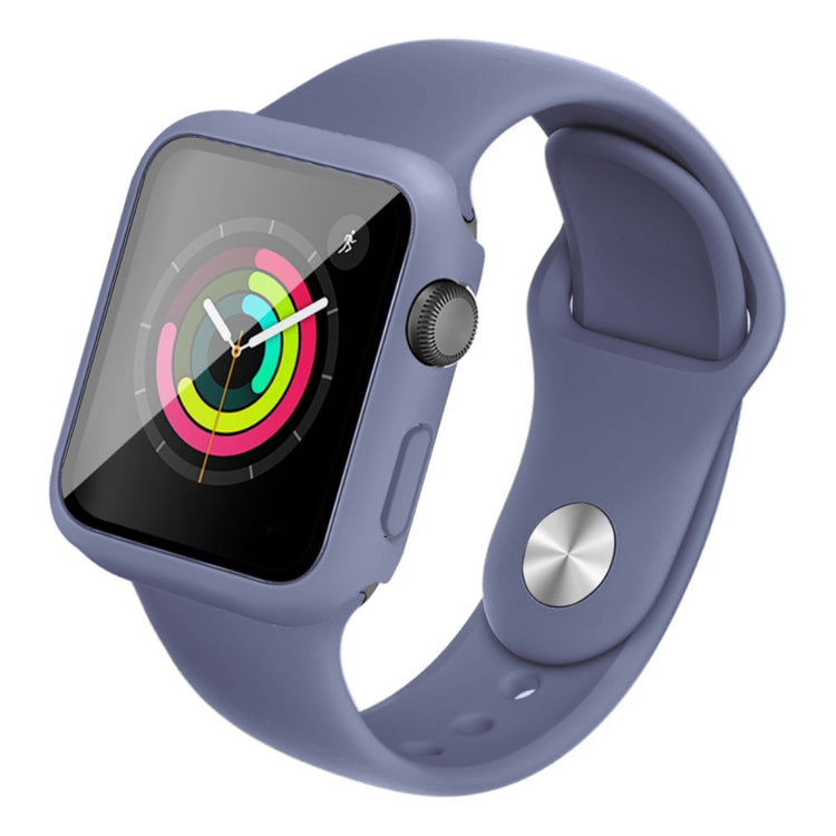 Apple Watch Series 1-3 42mm Silikone Cover med Rem - Blå#serie_2