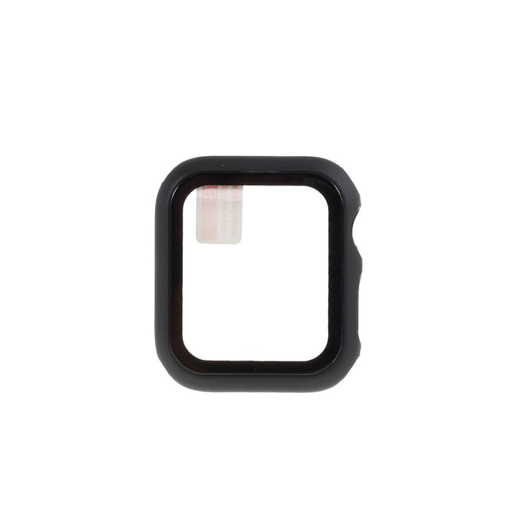 Super Fint Apple Watch Series 1-3 38mm Plastik og Glas Cover - Sort#serie_037