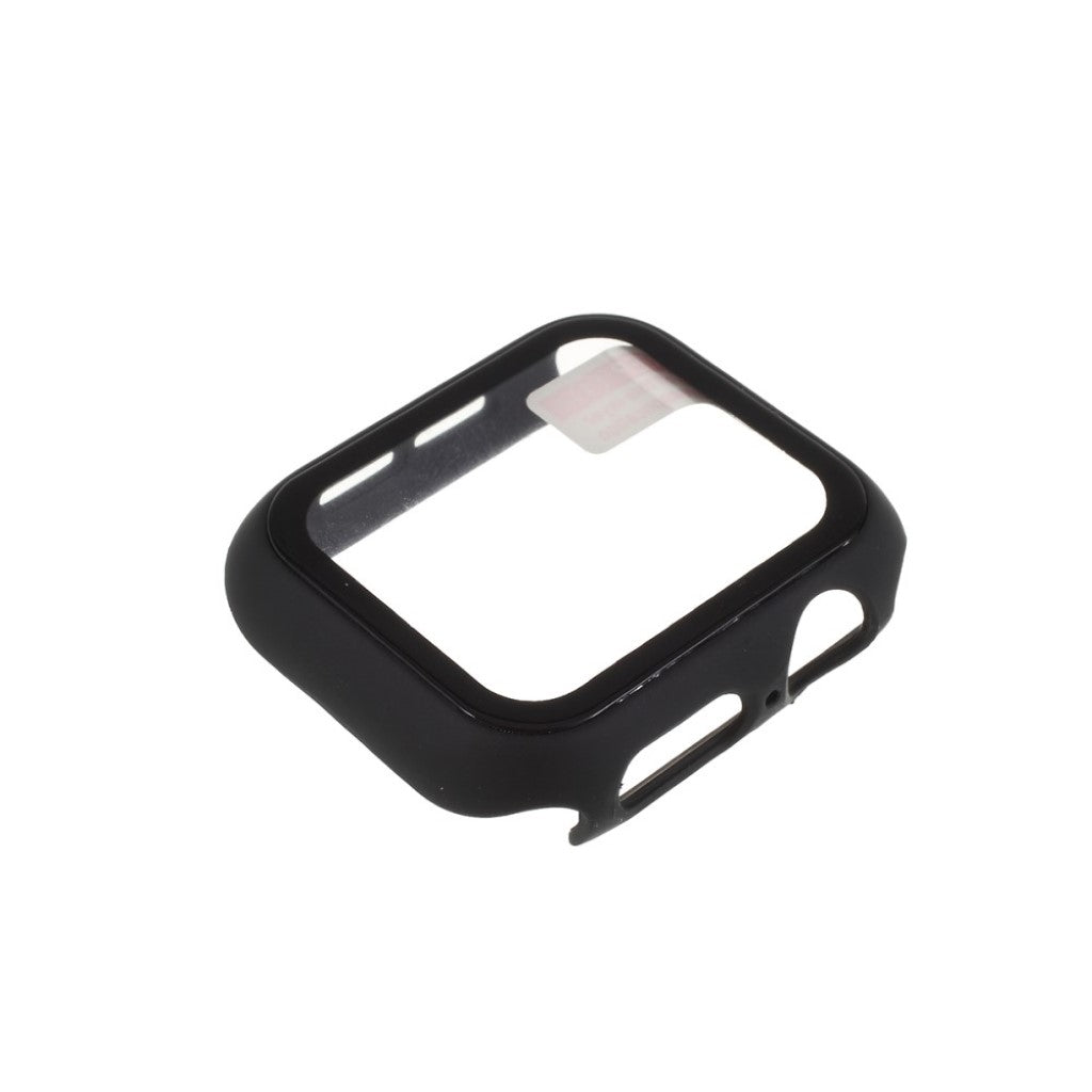 Super Fint Apple Watch Series 1-3 38mm Plastik og Glas Cover - Sort#serie_037