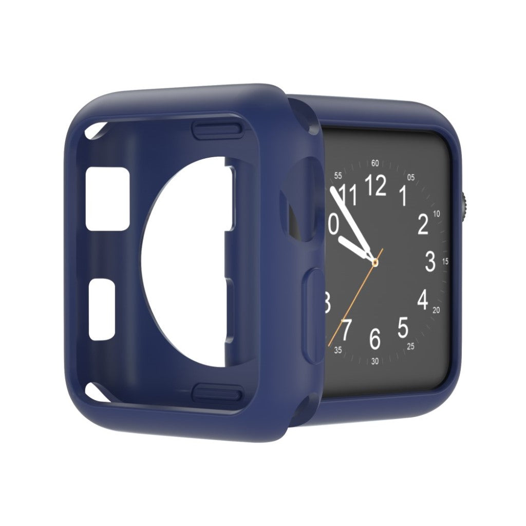 Vildt Fed Apple Watch Series 1-3 38mm Silikone Cover - Blå#serie_12