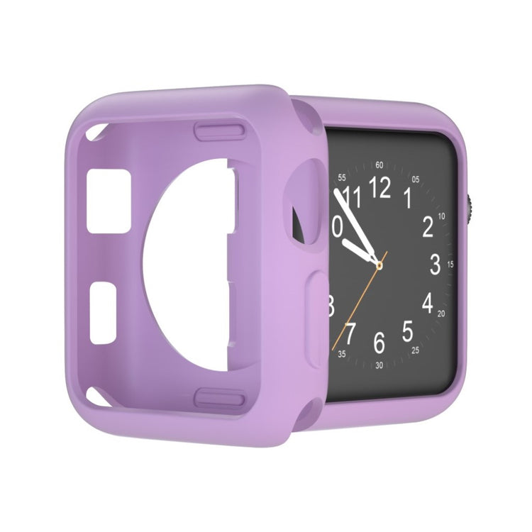 Vildt Fed Apple Watch Series 1-3 38mm Silikone Cover - Lilla#serie_13