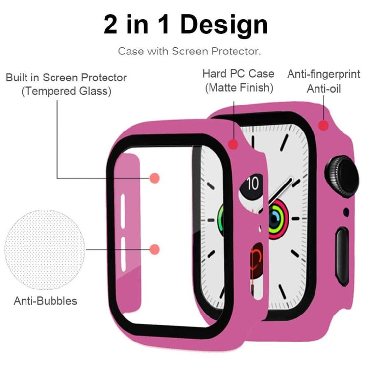 Apple Watch Series 1-3 38mm Holdbar Plastik Bumper  - Pink#serie_11