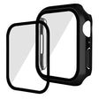Mega Schön Apple Watch Series 1-3 38mm Hülle mit Displayschutz in Plastik und Gehärtetes Glas