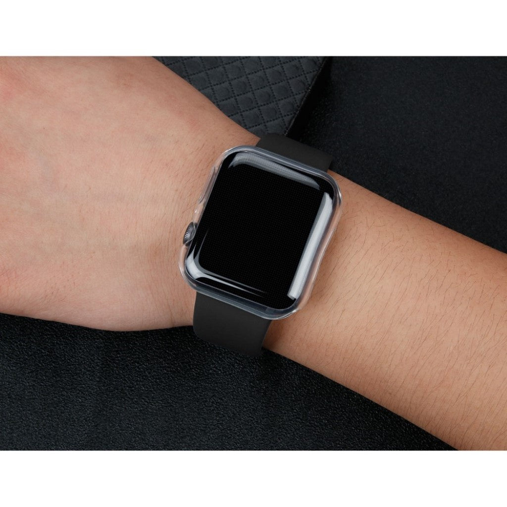 Rigtigt Flot Apple Watch Series 4 44mm Plastik Cover - Gennemsigtig#serie_2