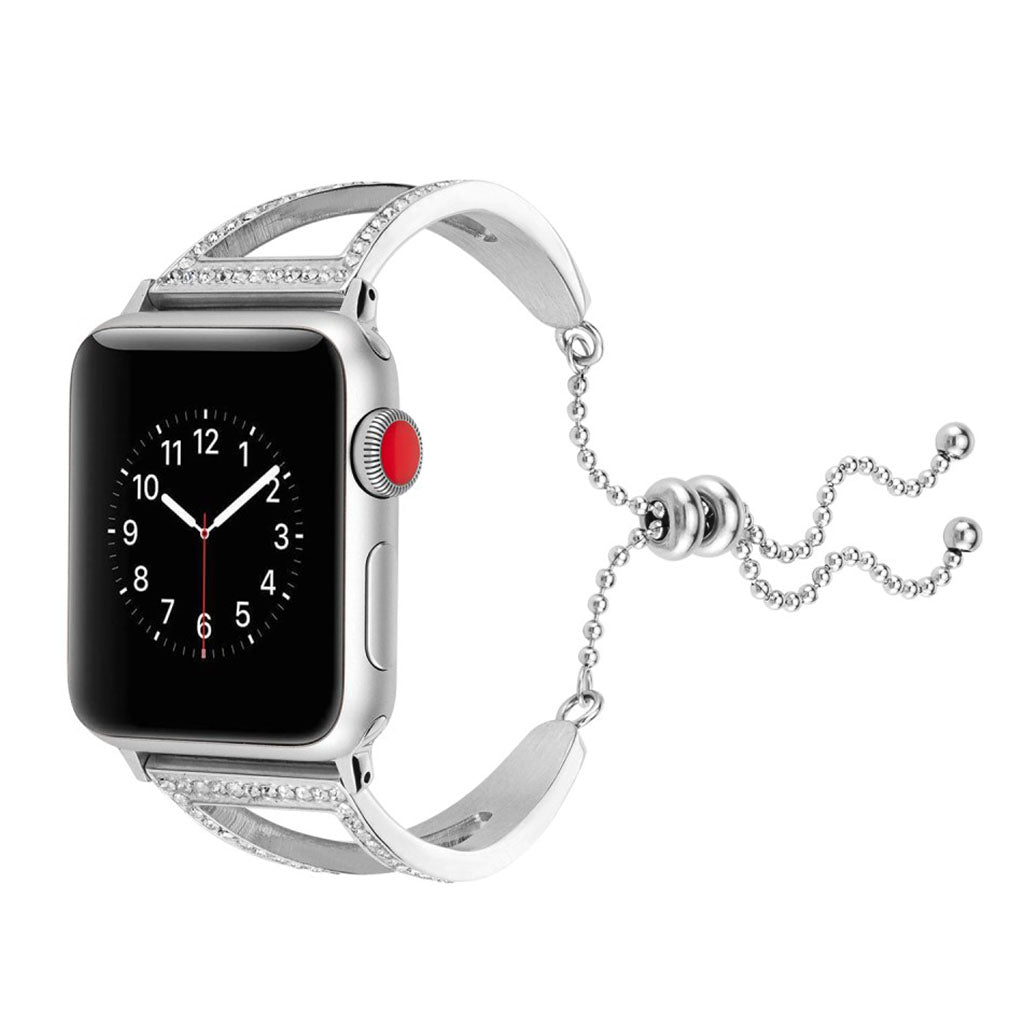 Meget pænt Apple Watch Series 4 40mm Metal Rem - Sølv#serie_1