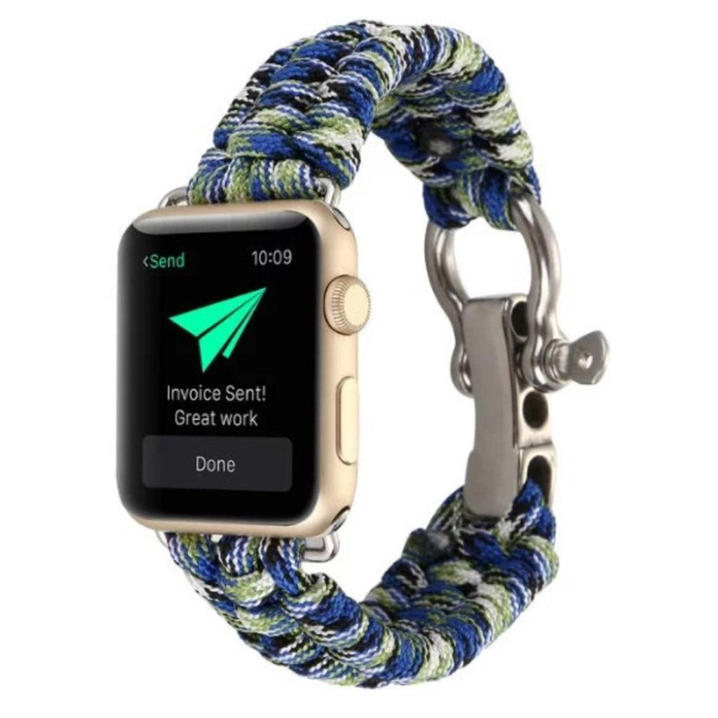 Meget sejt Apple Watch Series 4 40mm Nylon Rem - Flerfarvet#serie_5