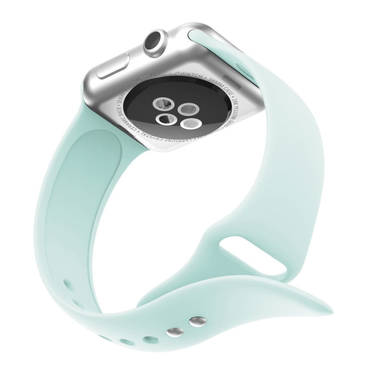 Vildt nydelig Apple Watch Series 4 40mm Silikone Rem - Blå#serie_10