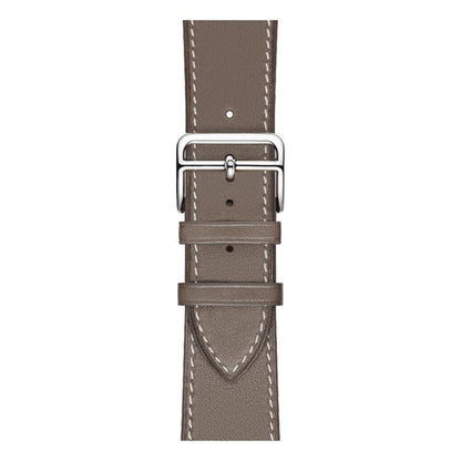 Vildt fantastisk Apple Watch Series 4 40mm Ægte læder Rem - Sølv#serie_3