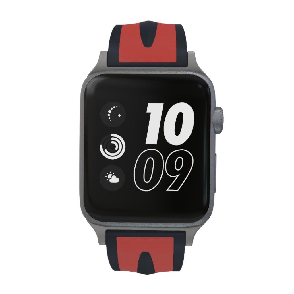 Rigtigt kønt Apple Watch Series 4 40mm Silikone Rem - Sort#serie_3