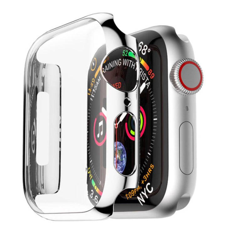 Super Flot Apple Watch Series 4 44mm Silikone Cover - Sølv#serie_2