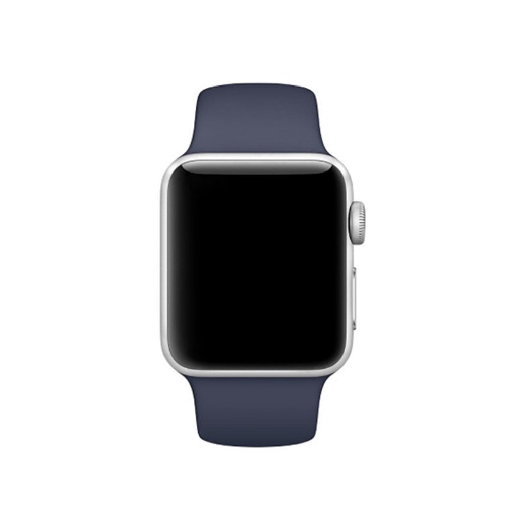  Apple Watch Series 5 44mm / Apple Watch 40mm Silikone Rem - Blå#serie_17