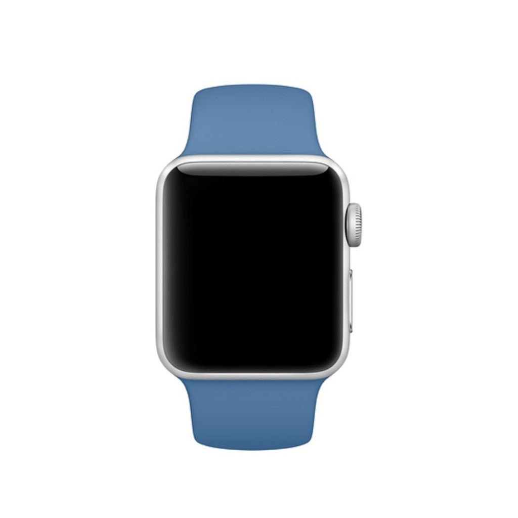  Apple Watch Series 5 44mm / Apple Watch 40mm Silikone Rem - Blå#serie_18