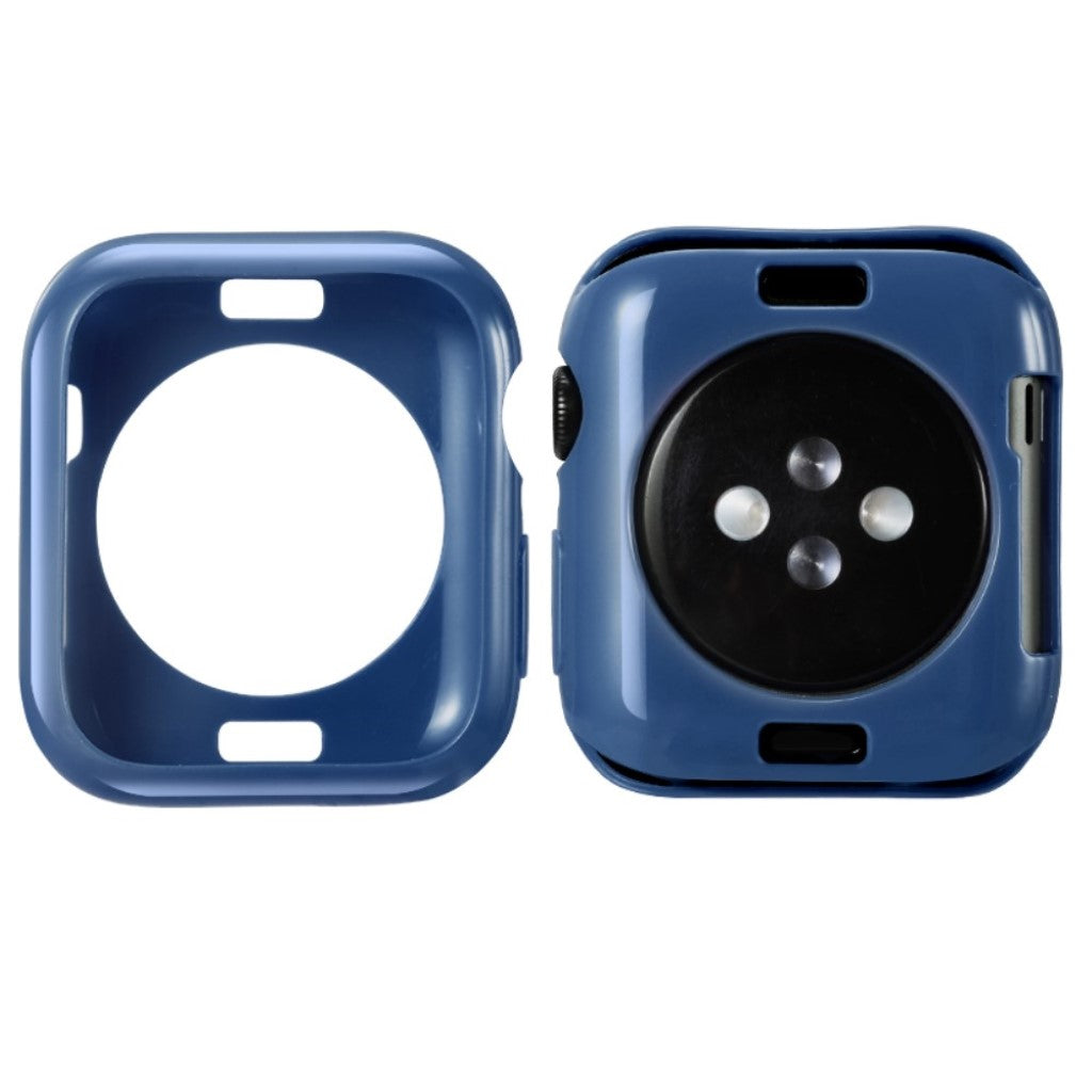 Super Fint Apple Watch Series 5 40mm Silikone Cover - Blå#serie_9