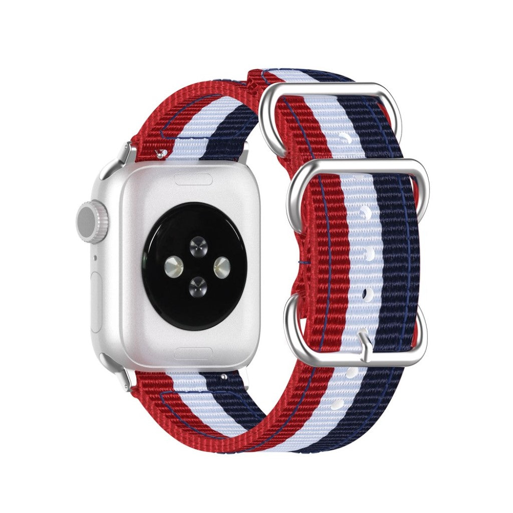 Vildt elegant Apple Watch Series 5 40mm Nylon Rem - Flerfarvet#serie_7