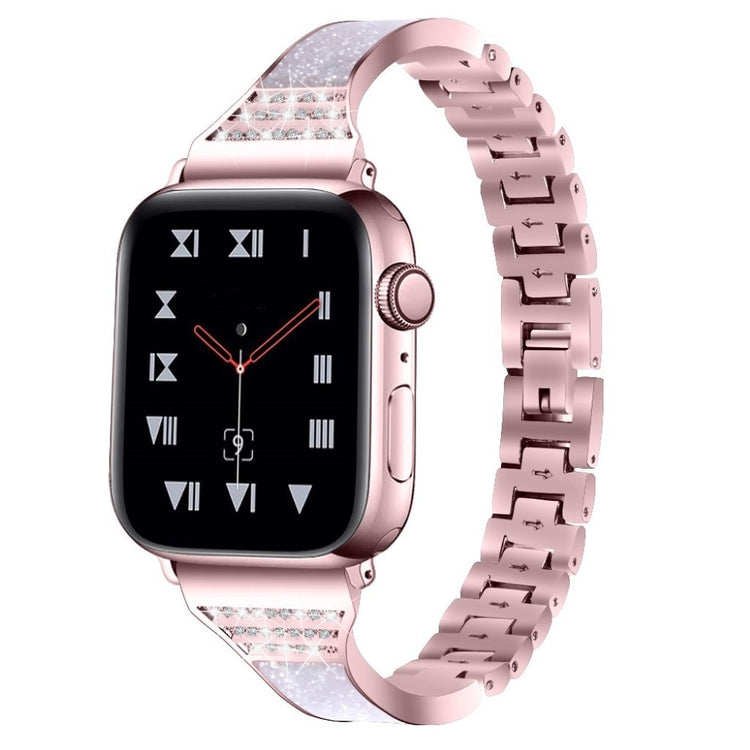 Godt Universal Apple Metal og Rhinsten Rem - Pink#serie_2