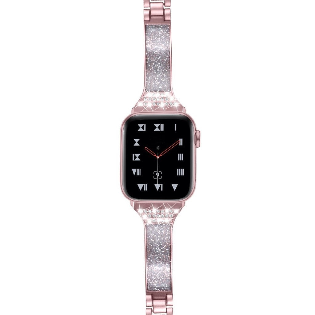 Godt Universal Apple Metal og Rhinsten Rem - Pink#serie_2